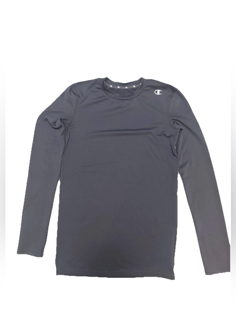 Champion compression Gray youth large long sleeve workout Football Baseball boys